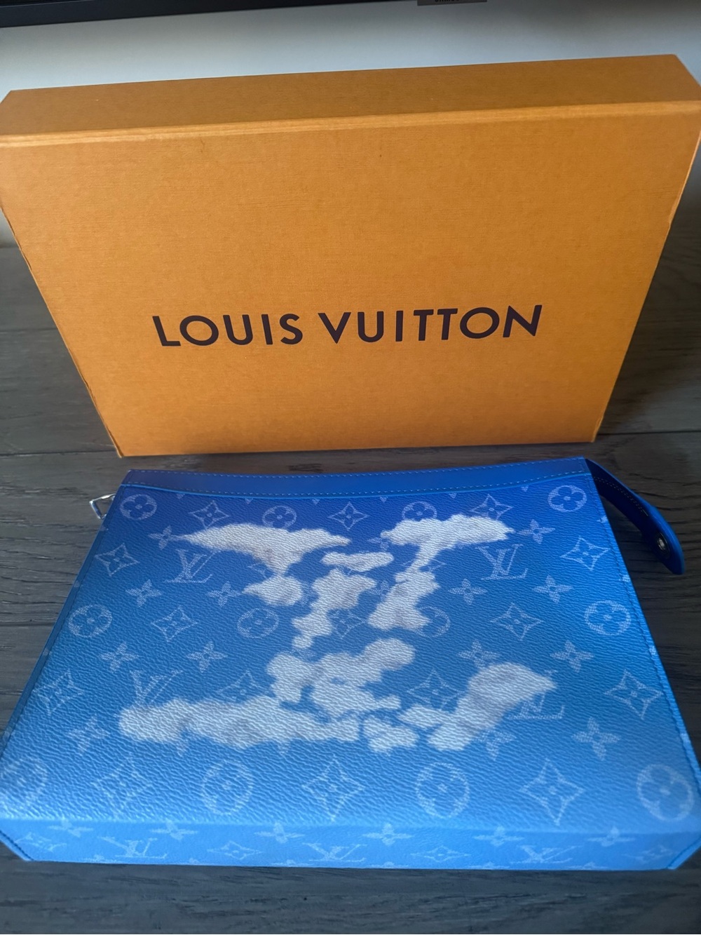 Louis Vuitton Monogram Clouds Pochette Voyage MM by Virgil Abloh Brand New